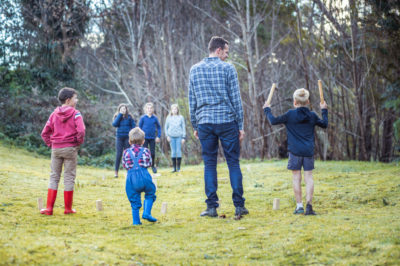 Dales Of Derby playing kubbs