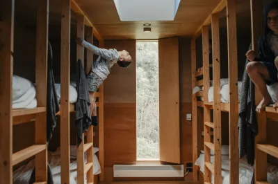Bunk room with kids